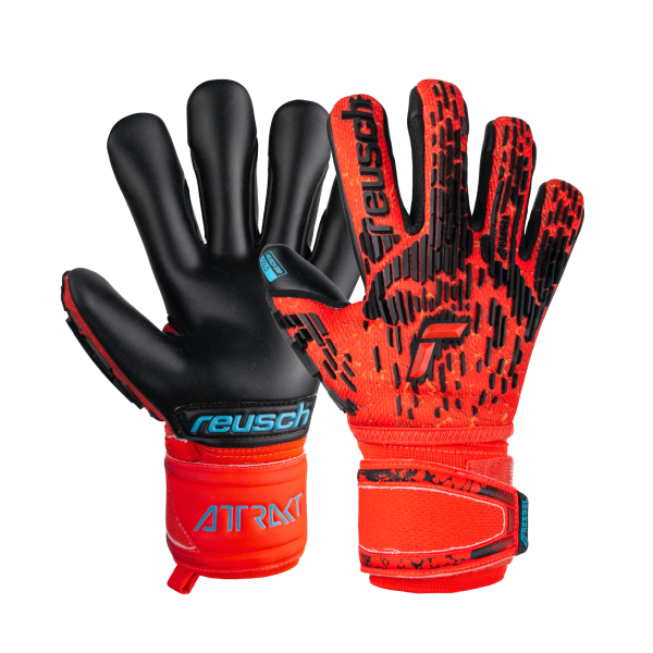 Reusch Attrakt Freegel Gold Finger Support Junior 5372130 3333 schwarz rot 1